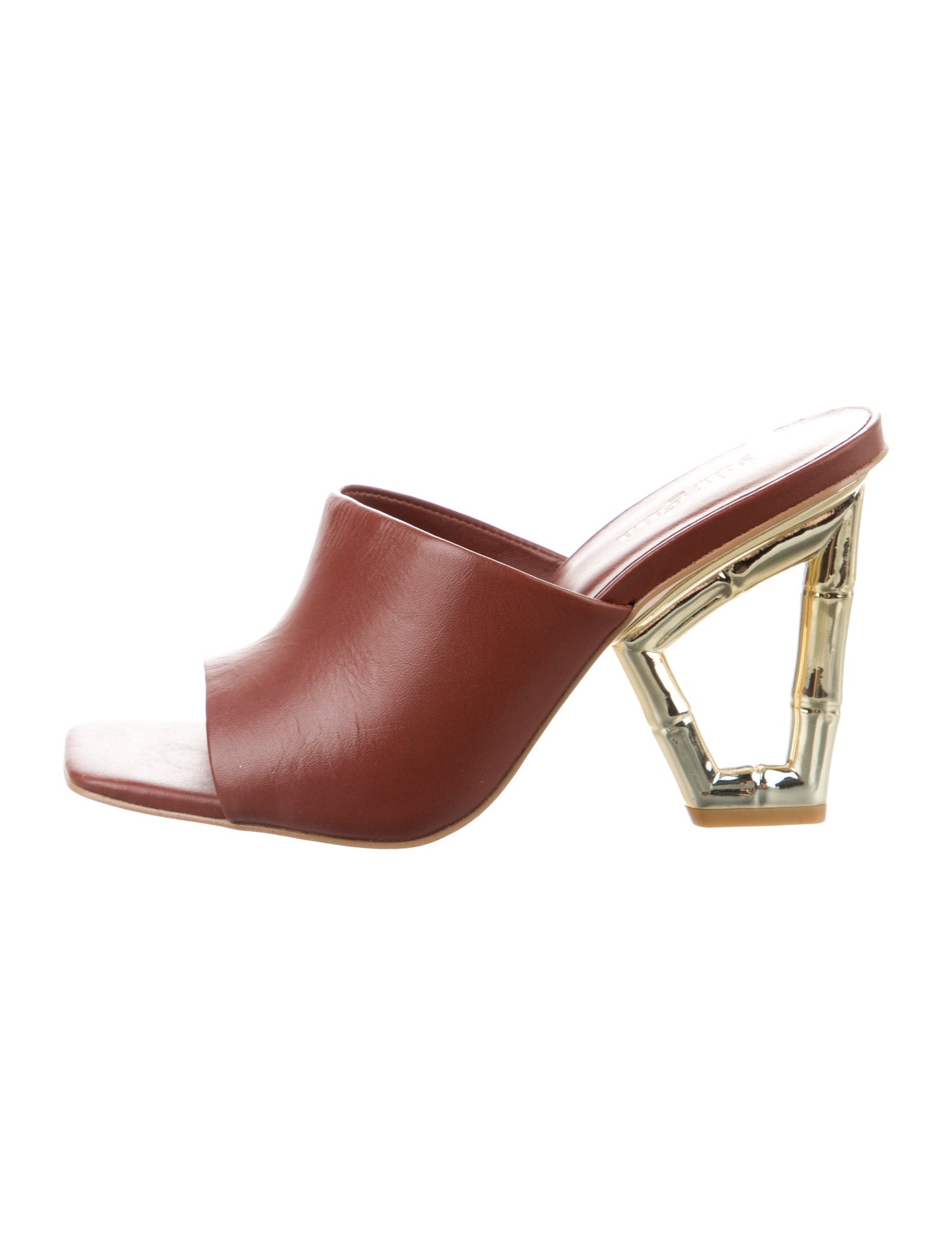 Cult Gaia Leather Mules