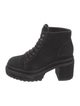 Cult Gaia Suede Combat Boots