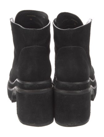 Cult Gaia Suede Combat Boots