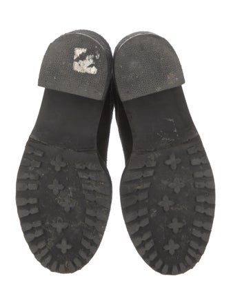 Cult Gaia Suede Combat Boots