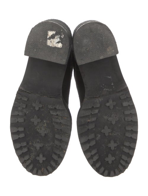 Cult Gaia Suede Combat Boots