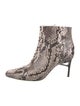 Cult Gaia Leather Animal Print Boots
