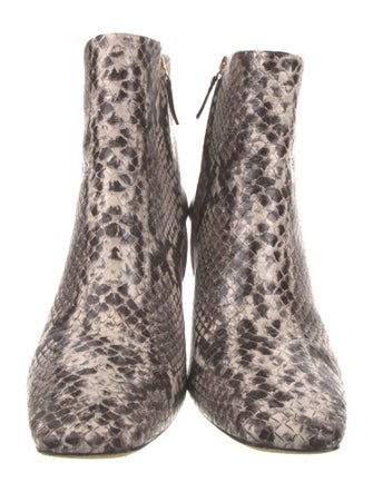 Cult Gaia Leather Animal Print Boots