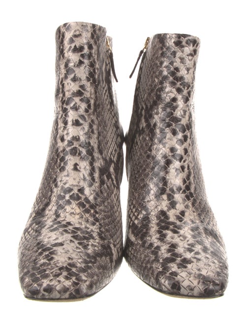Cult Gaia Leather Animal Print Boots