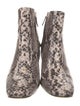 Cult Gaia Leather Animal Print Boots