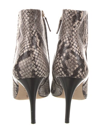 Cult Gaia Leather Animal Print Boots