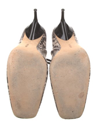 Cult Gaia Leather Animal Print Boots