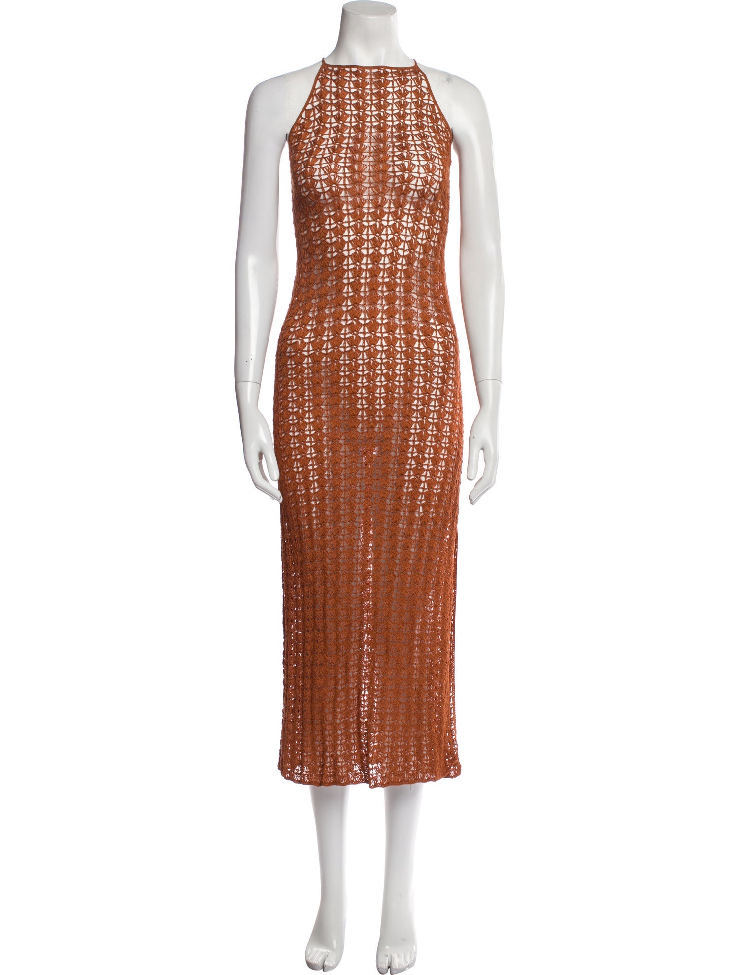 Cult Gaia Halterneck Midi Length Dress