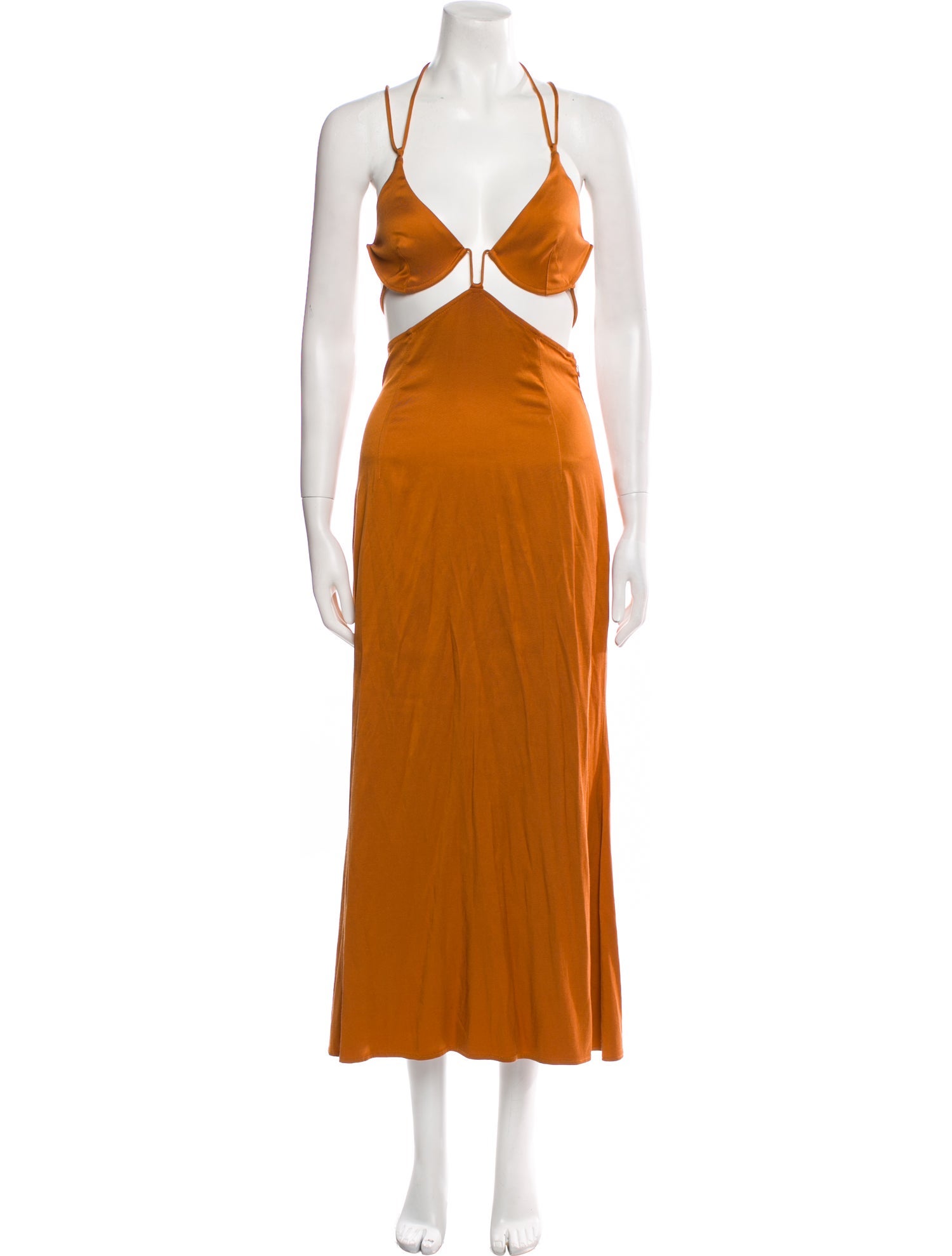 Cult Gaia Halterneck Long Dress