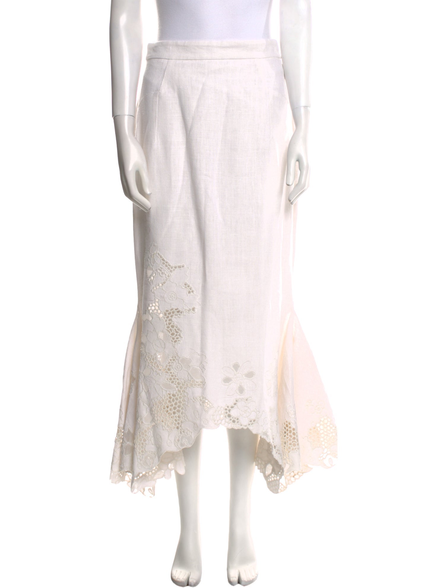 Cult Gaia Linen Long Skirt