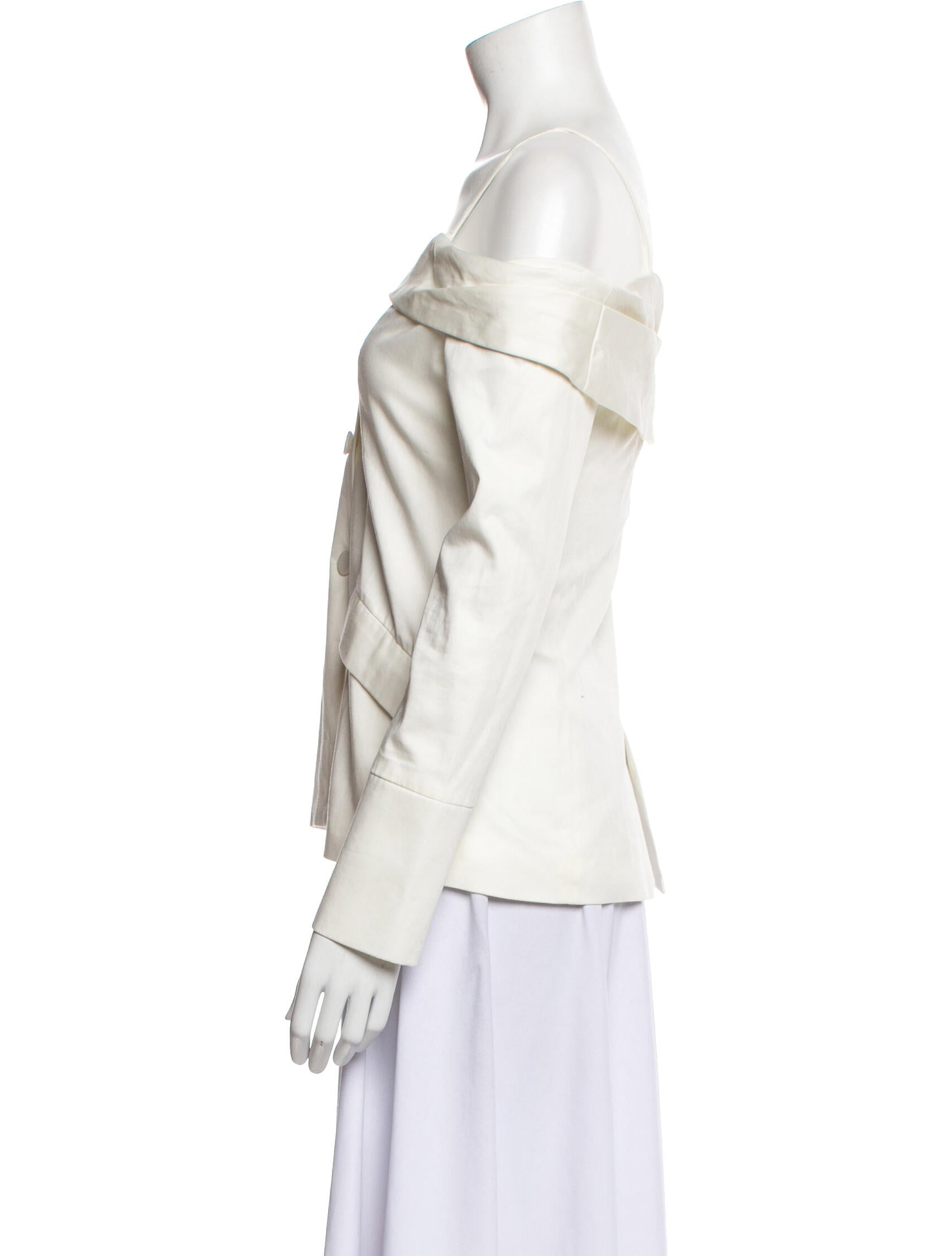 Cult Gaia Cowl Neck Long Sleeve Top w/ Tags