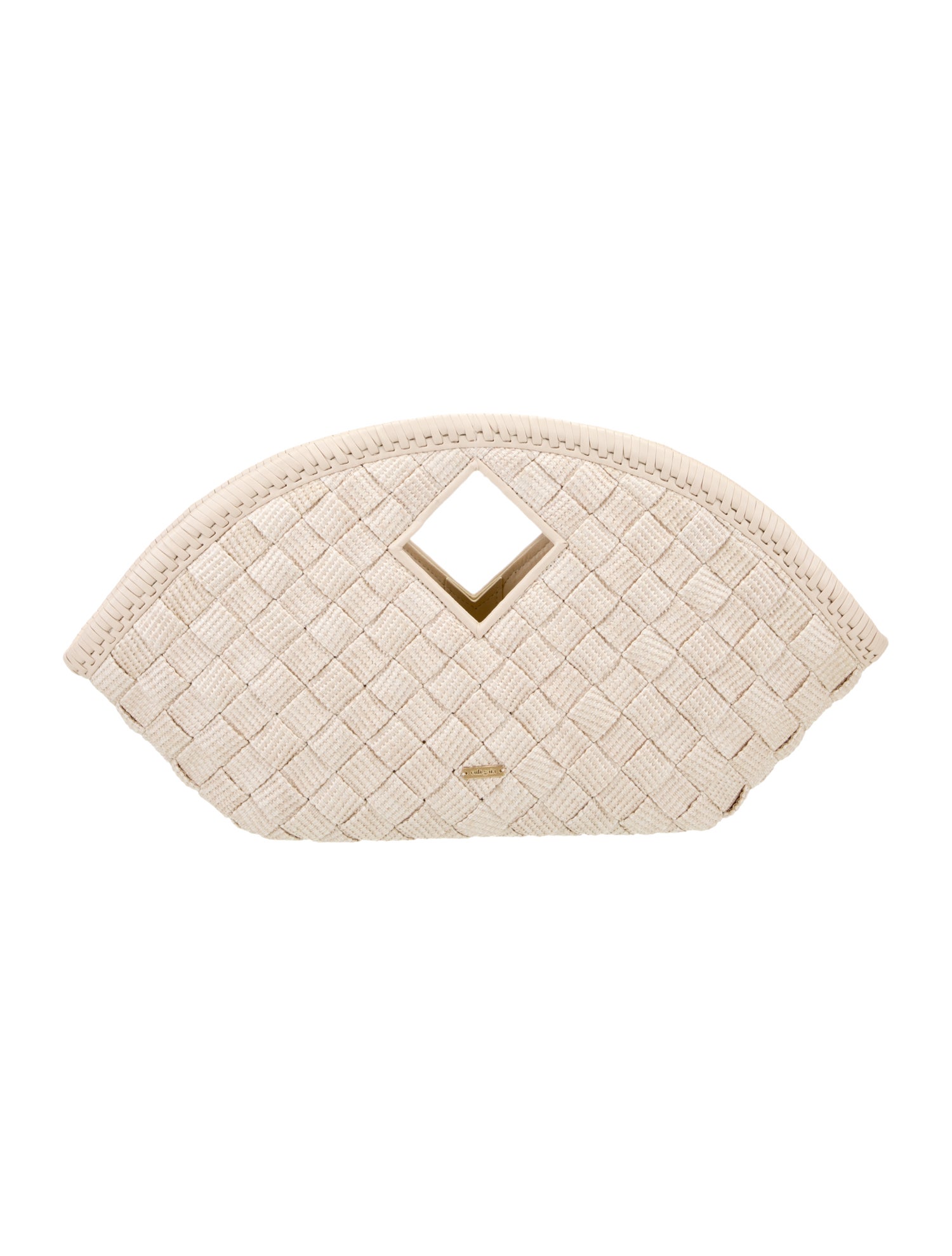 Cult Gaia Raffia Top Handle Bag w/ Tags - Neutrals Handle