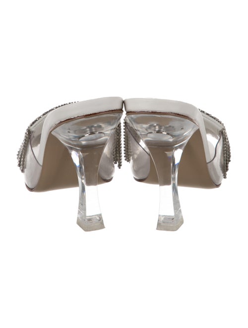 Cult Gaia PVC Crystal Embellishments Slides