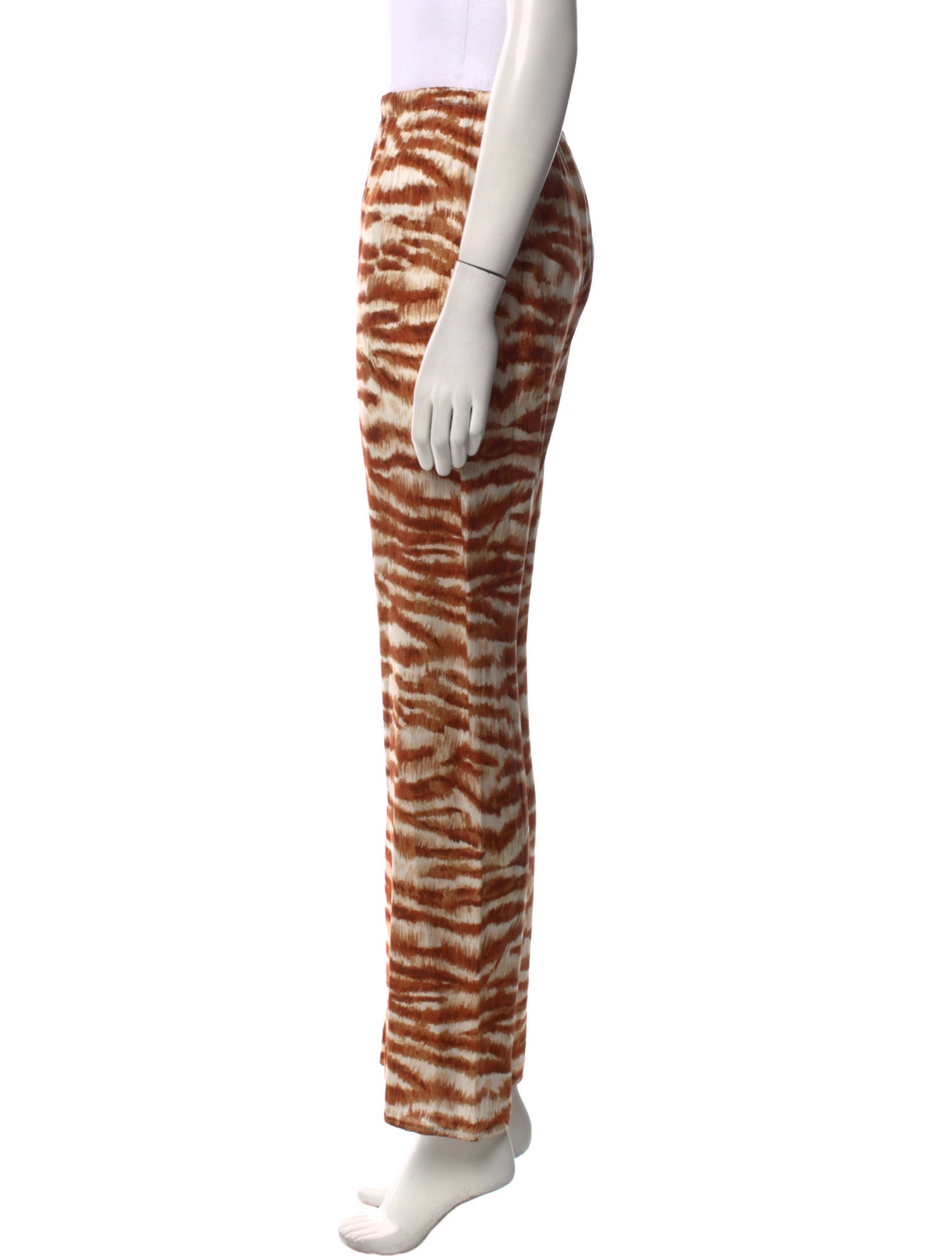 Cult Gaia Animal Print Wide Leg Pants