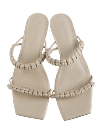 Cult Gaia Leather Slides