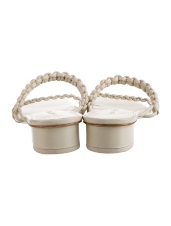 Cult Gaia Leather Slides