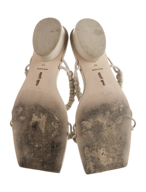 Cult Gaia Leather Slides