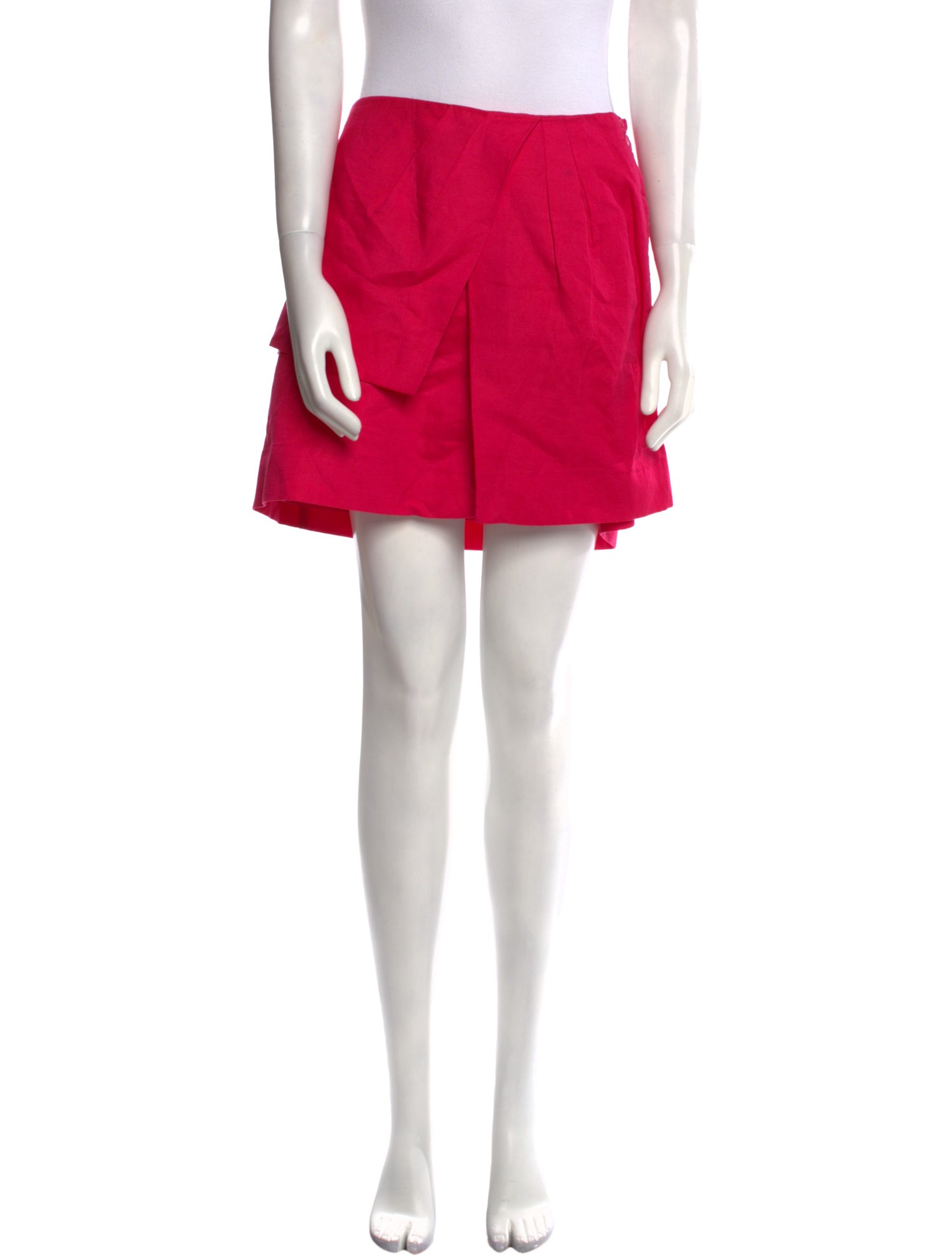 Cult Gaia Linen Mini Skirt