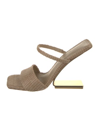 Cult Gaia Straw Slides