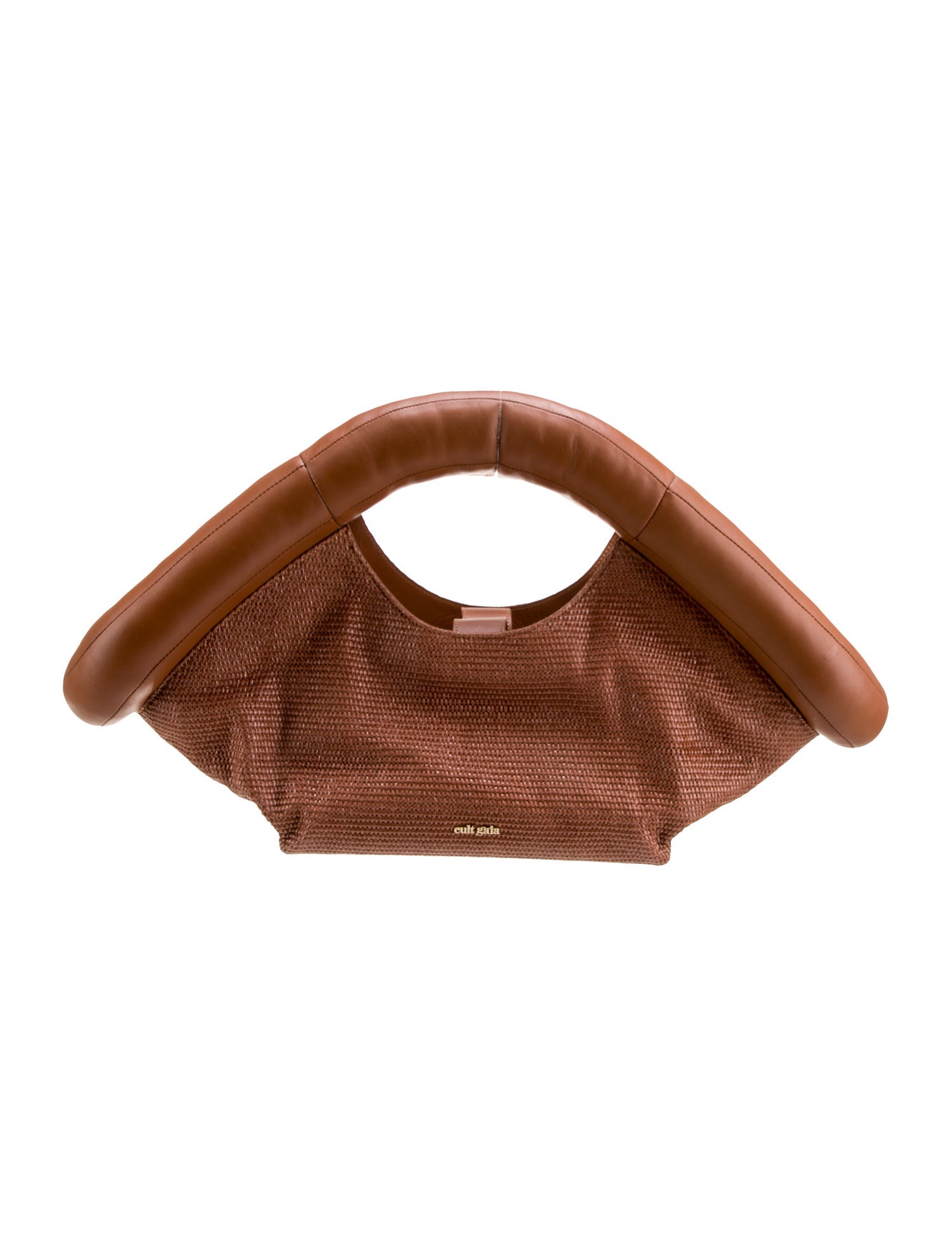 Cult Gaia Raffia Top Handle Bag