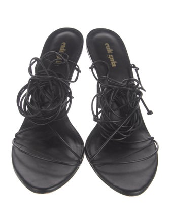 Cult Gaia Leather Gladiator Sandals