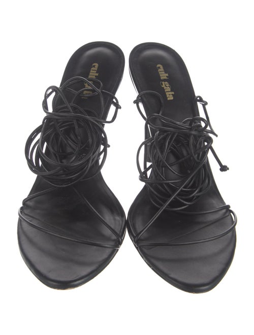 Cult Gaia Leather Gladiator Sandals