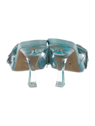 Cult Gaia PVC Crystal Embellishments Slides