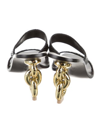 Cult Gaia Leather Slides