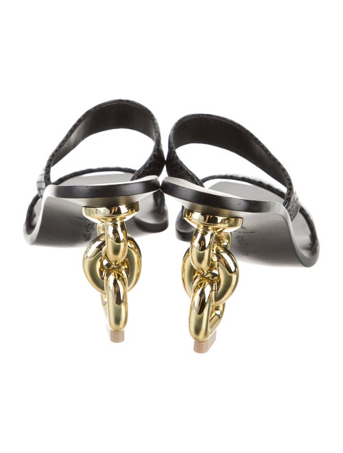 Cult Gaia Leather Slides