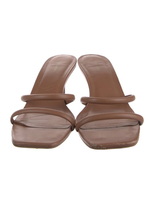 Cult Gaia Leather Slides