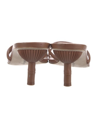 Cult Gaia Leather Slides