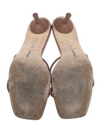 Cult Gaia Leather Slides