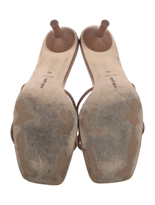 Cult Gaia Leather Slides