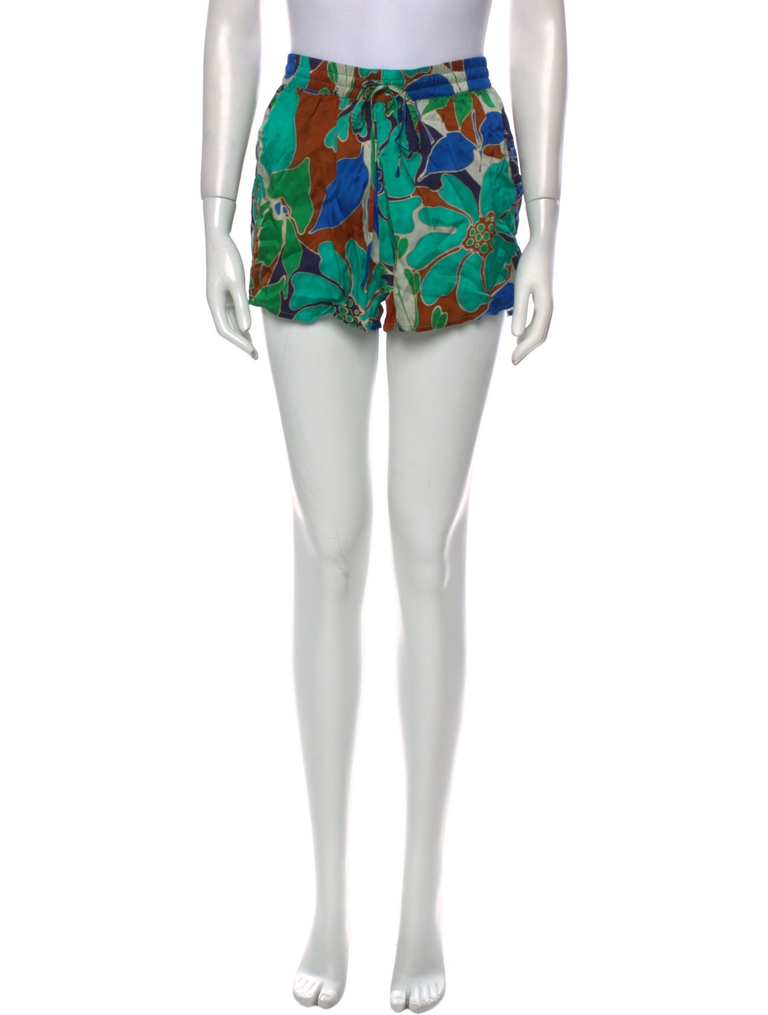 Cult Gaia Printed Mini Shorts