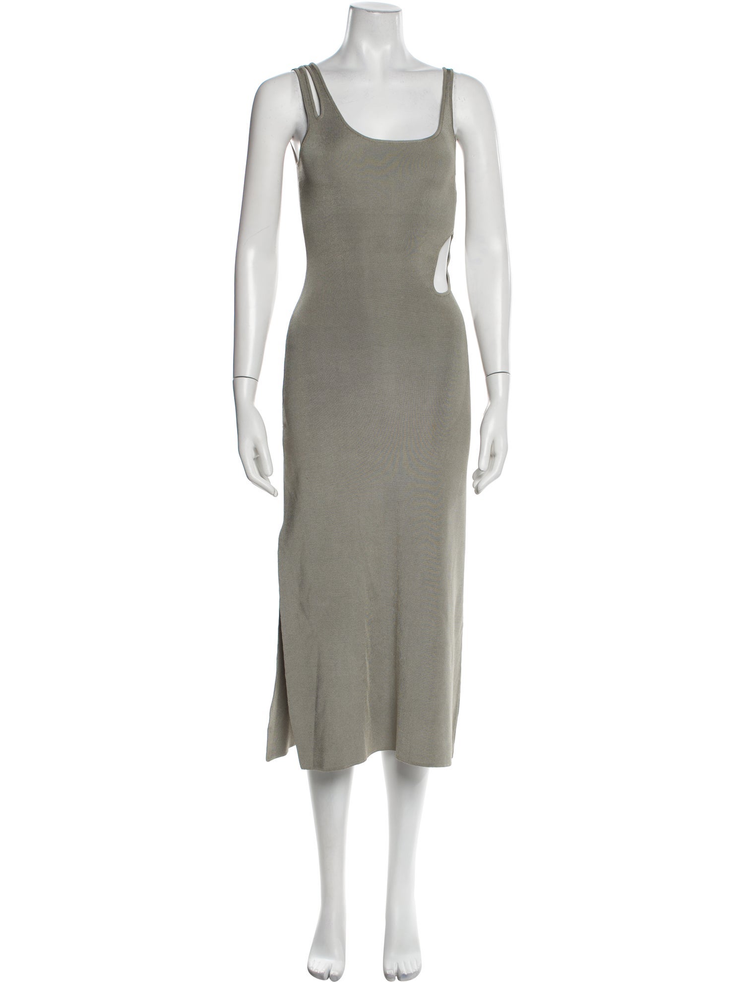 Cult Gaia Scoop Neck Midi Length Dress