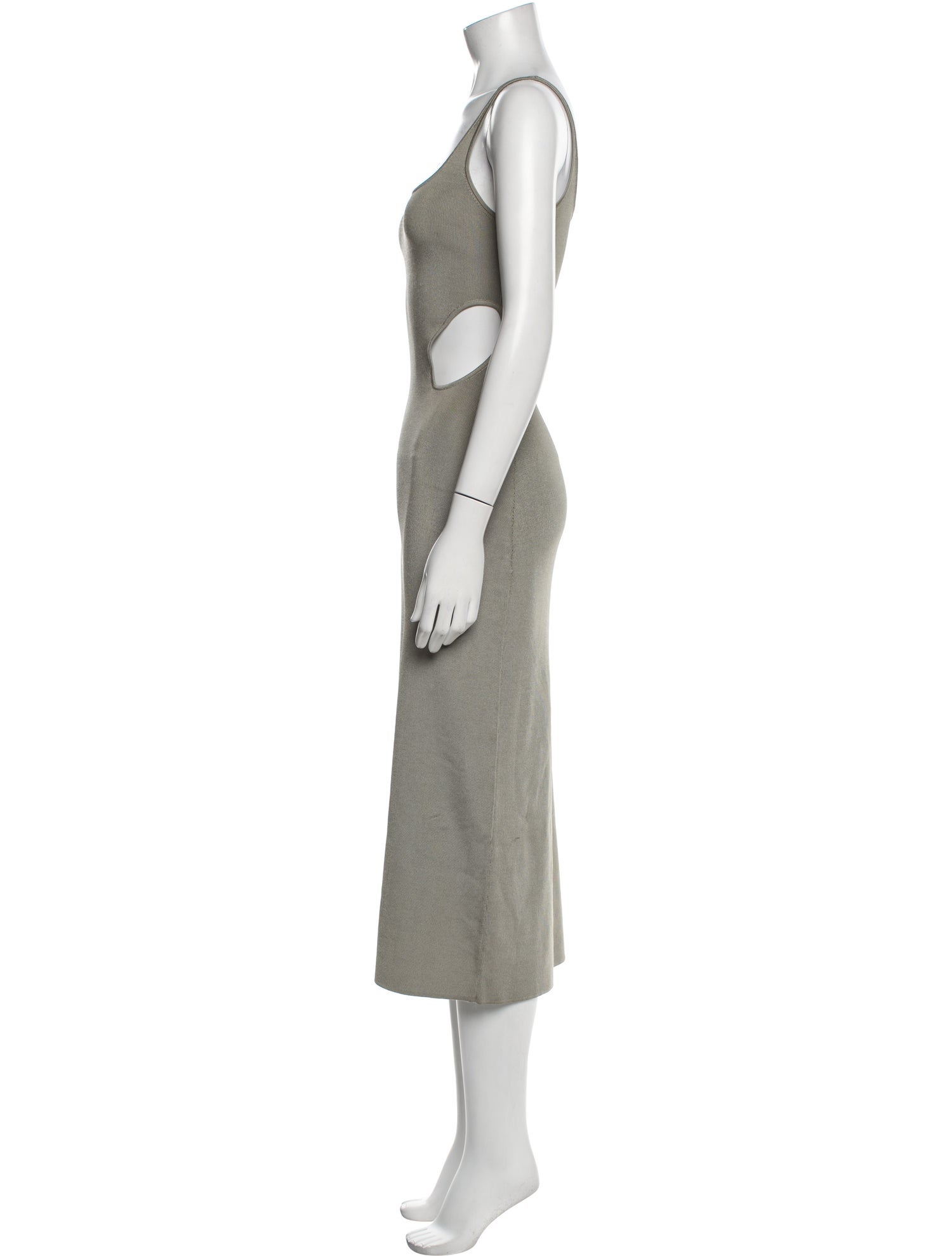 Cult Gaia Scoop Neck Midi Length Dress