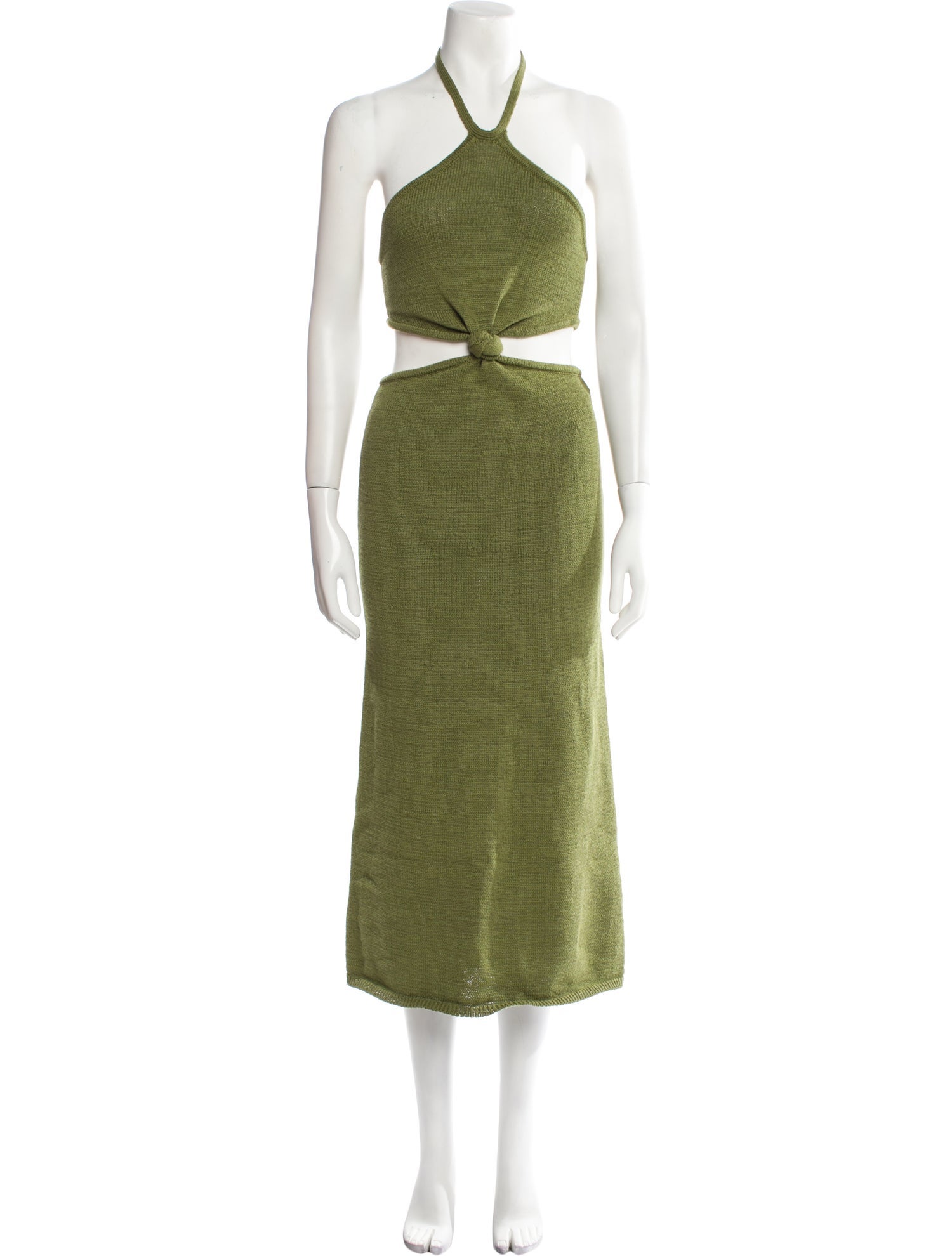 Cult Gaia Halterneck Long Dress