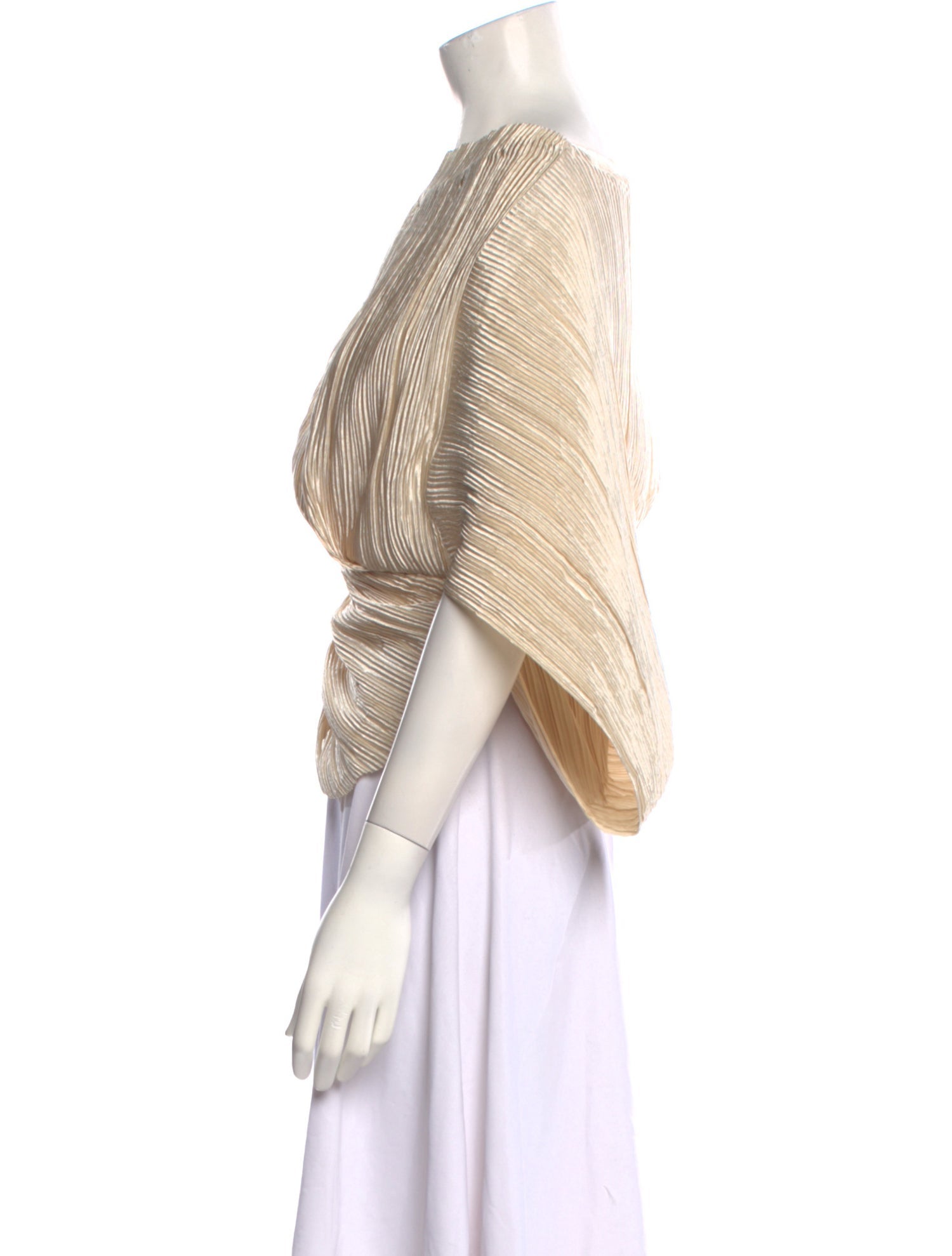 Cult Gaia Off-The-Shoulder Three-Quarter Sleeve Top