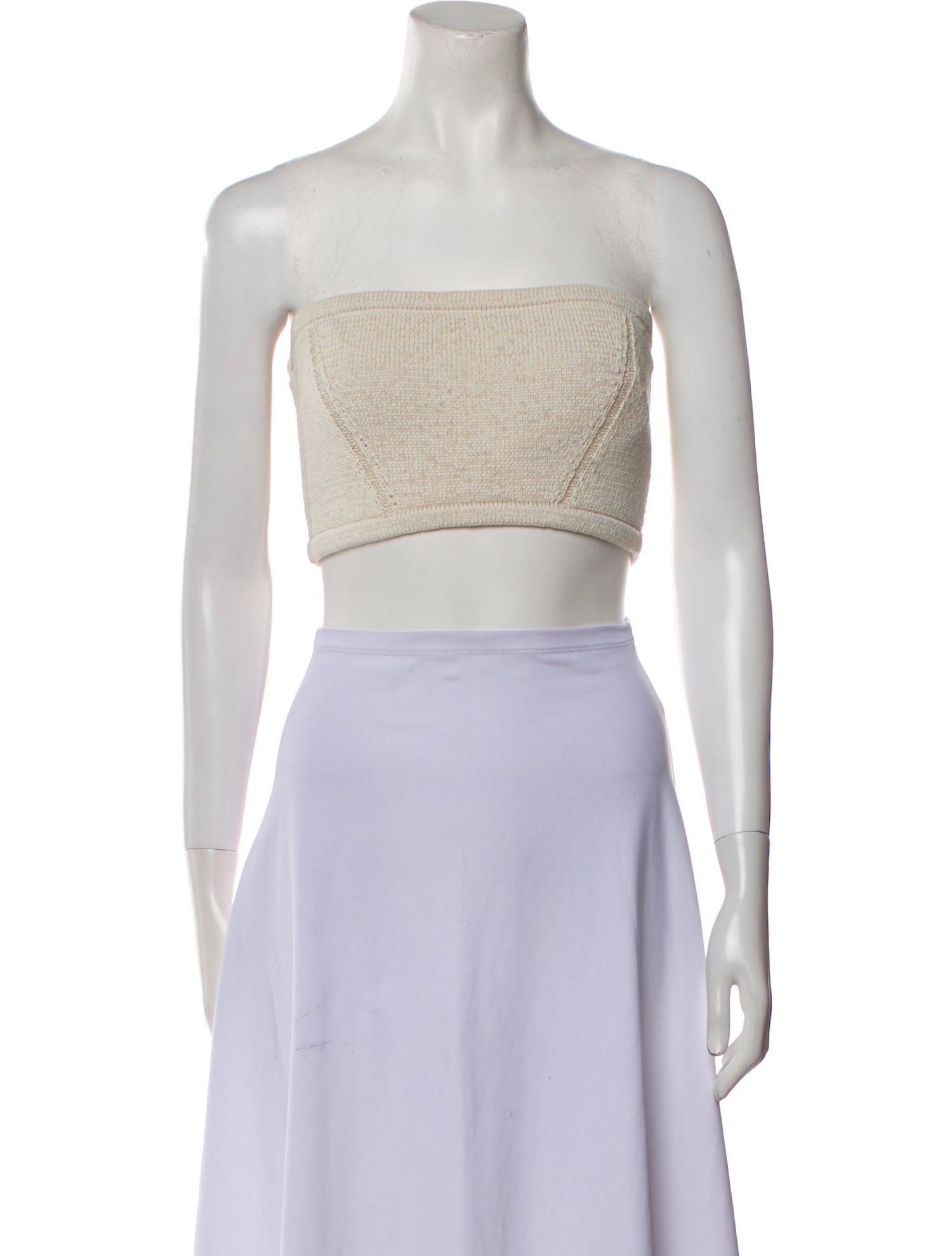 Cult Gaia Strapless Crop Top