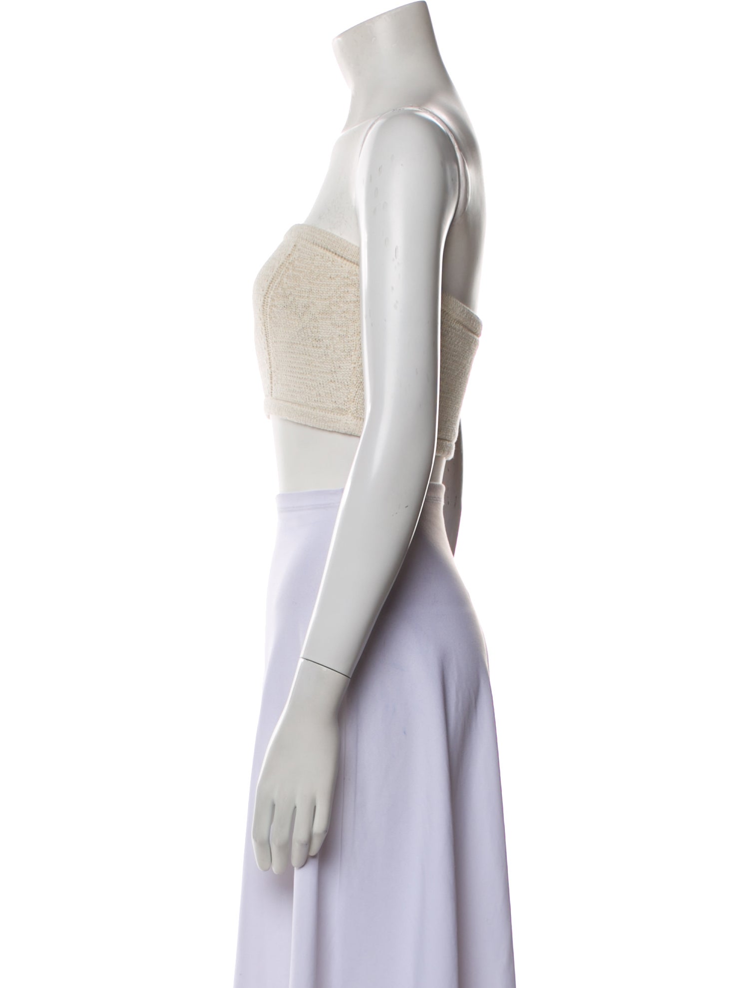 Cult Gaia Strapless Crop Top