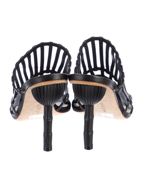 Cult Gaia Leather Slides