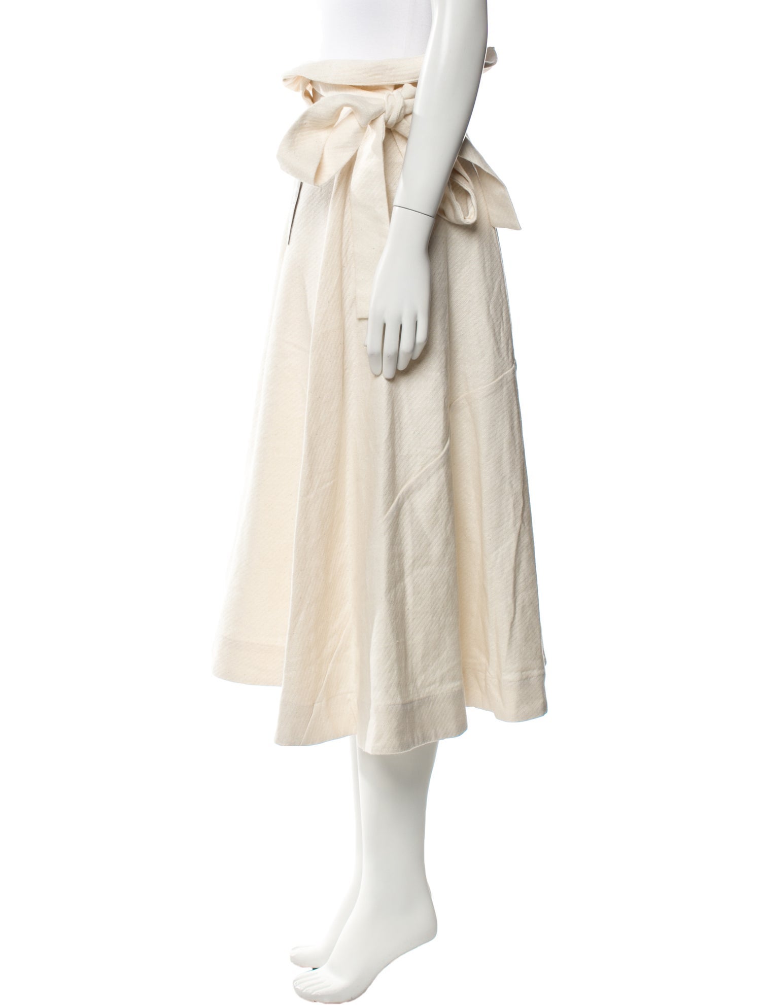 Cult Gaia Linen Midi Length Skirt w/ Tags