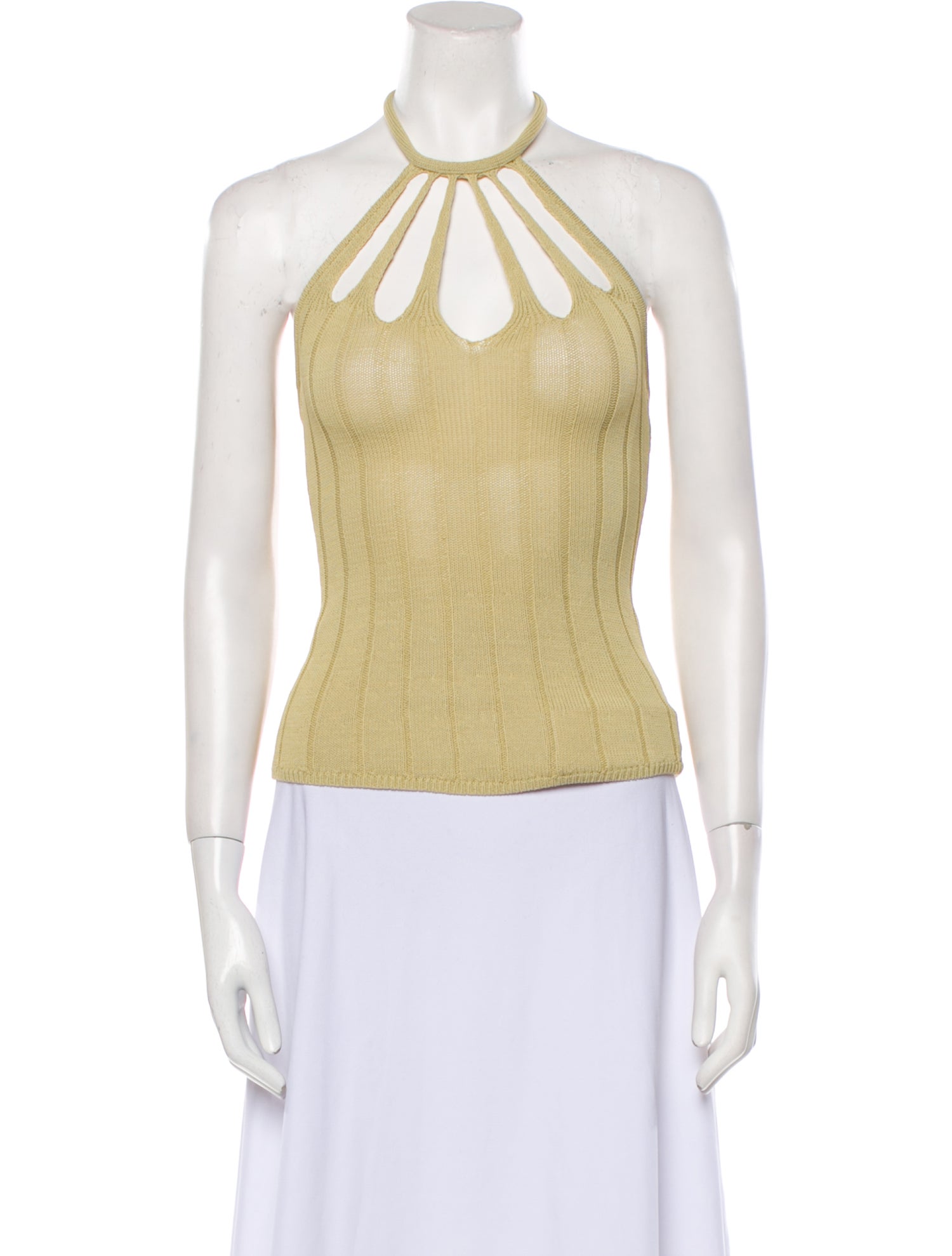 Cult Gaia Halterneck Sleeveless Top