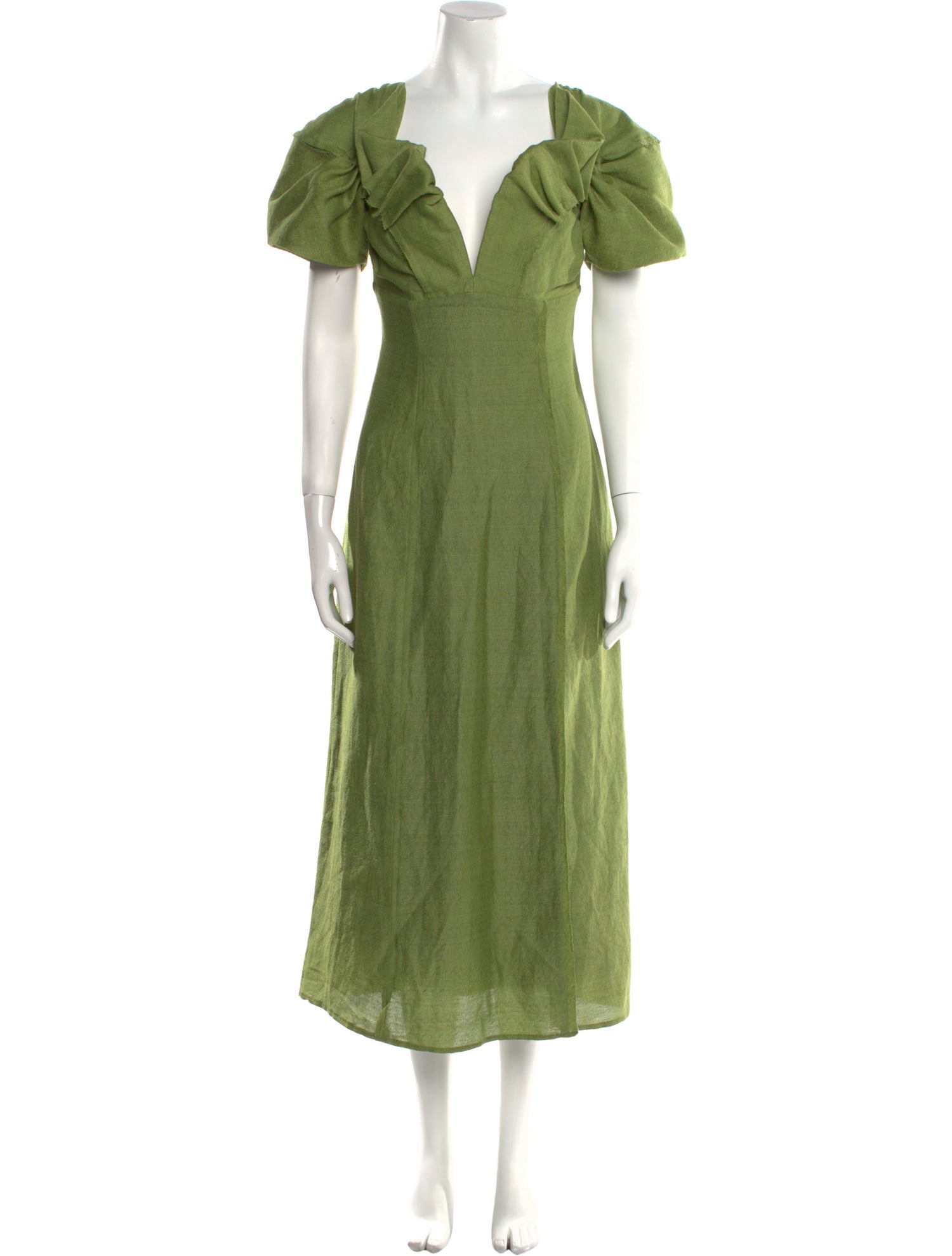 Cult Gaia V-Neck Long Dress