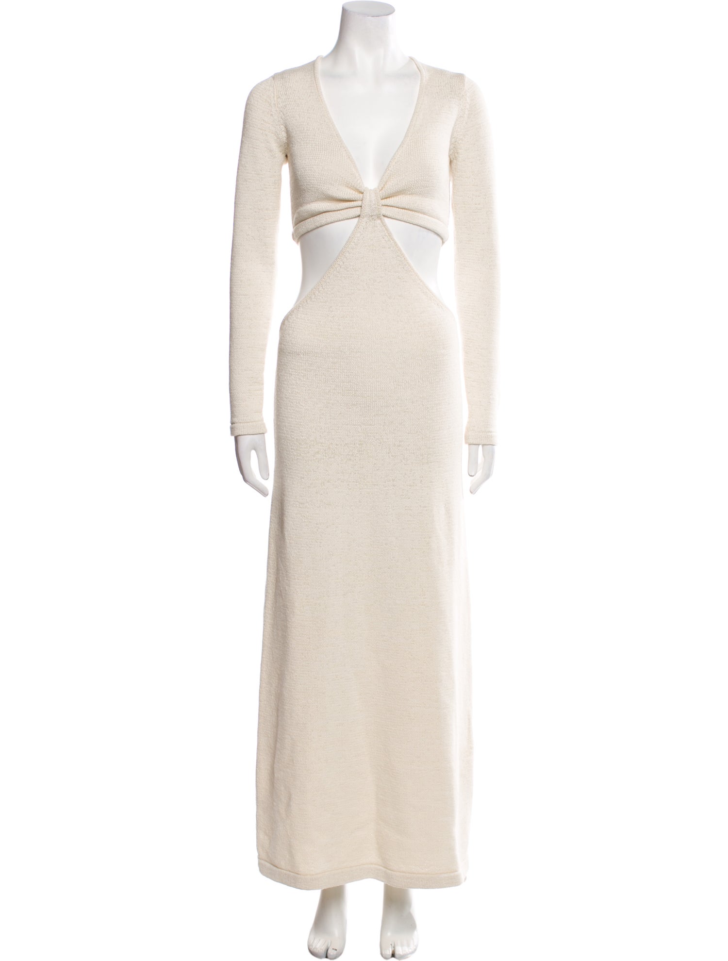 Cult Gaia V-Neck Long Dress