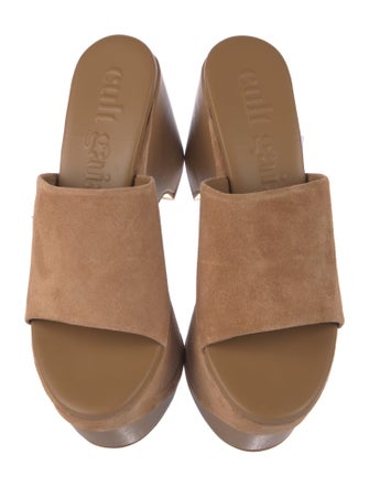 Cult Gaia Suede Slides
