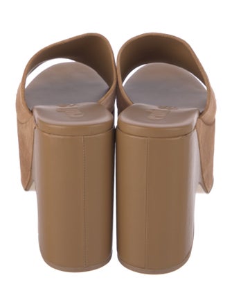 Cult Gaia Suede Slides