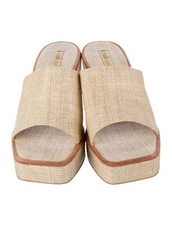 Cult Gaia Straw Espadrilles