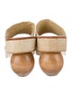 Cult Gaia Straw Espadrilles