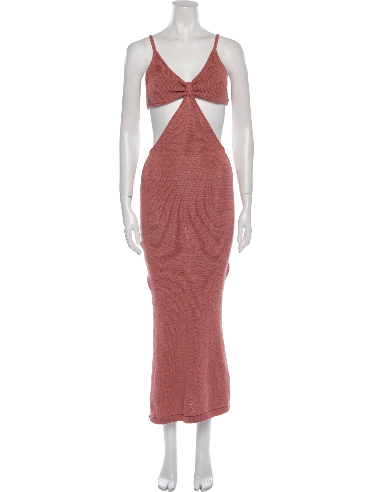 Cult Gaia V-Neck Long Dress